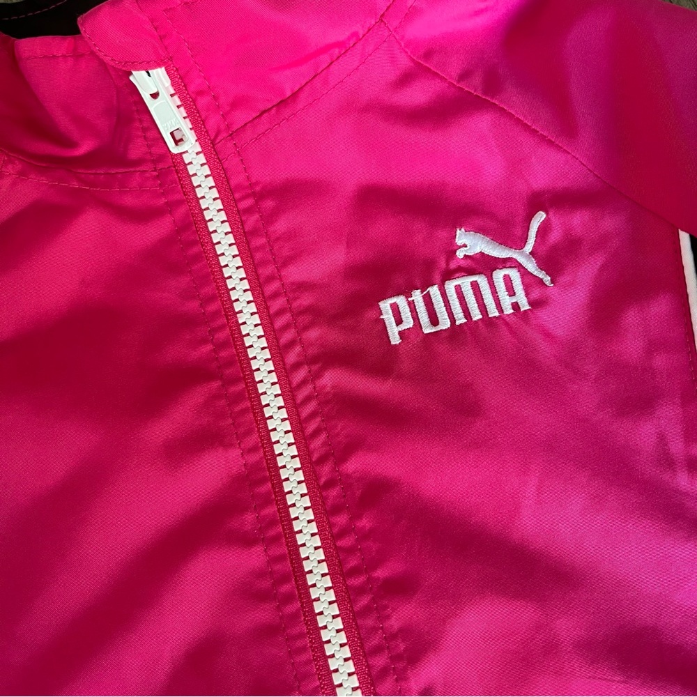 PUMA size 4 Kids Pink and Black jacket - Picture 3 of 7